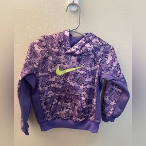 Nike Kids Lavender and Purple Graphic Hoodie